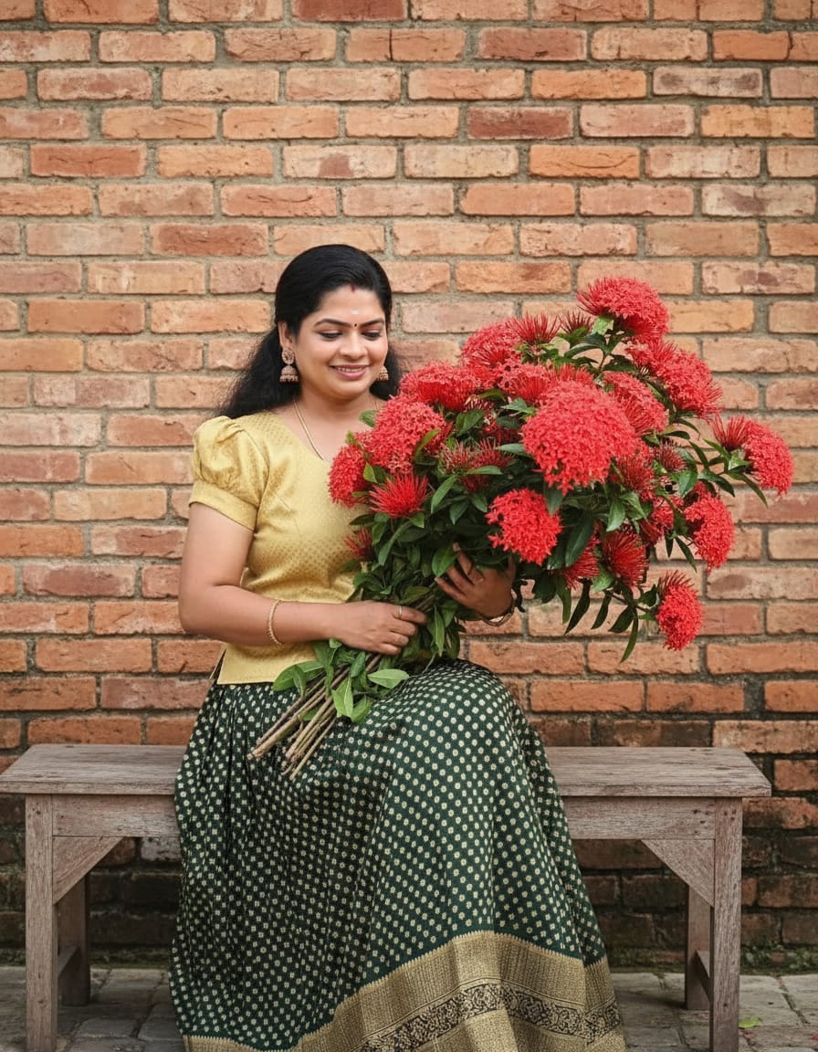 Kerala Traditional Fancy Pattupavada for Women